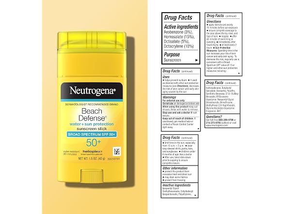 Neutrogena Beach Defense Water Resistant