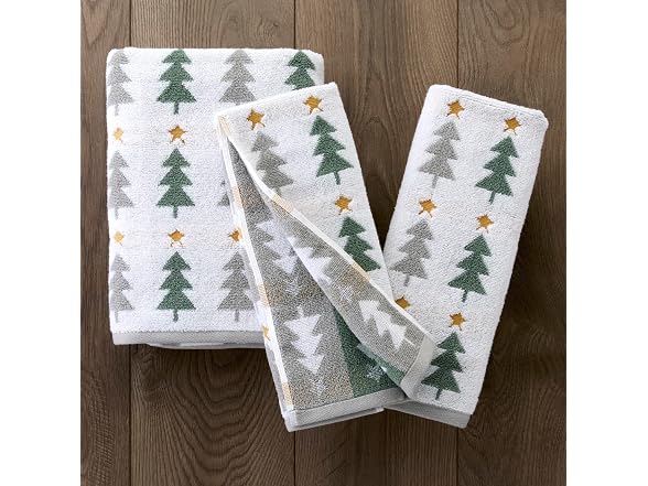 SKL Home Multi Trees 100% Cotton Premium Bath Towel