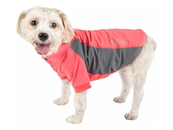 Salmon Red And Dark Grey