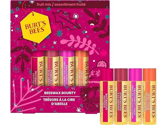 Burt's Bees Lip Balm Gift Set Fruit Mix