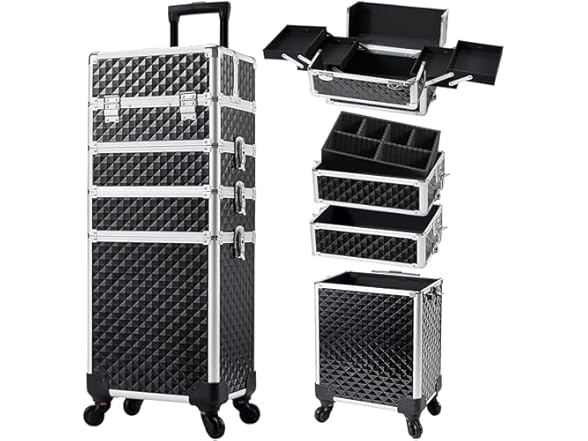 Rolling Makeup Case Cosmetology