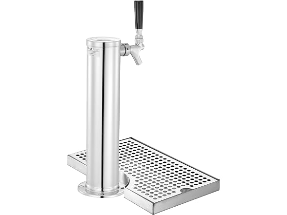 VEVOR Kegerator Tower Kit w/ Drip Tray