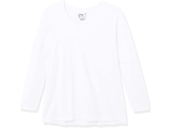 Just MY Size Women (2X) Women's Vneck Long Tee