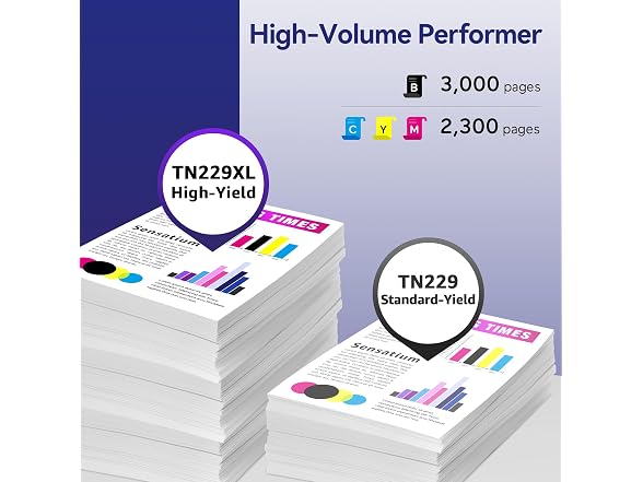 Valinkso Compatible for Brother TN229XL TN229