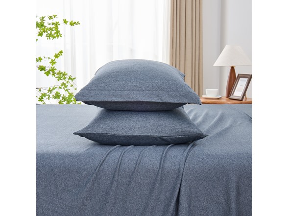 Kathy Ireland Jersey Knit Cotton Sheet Set