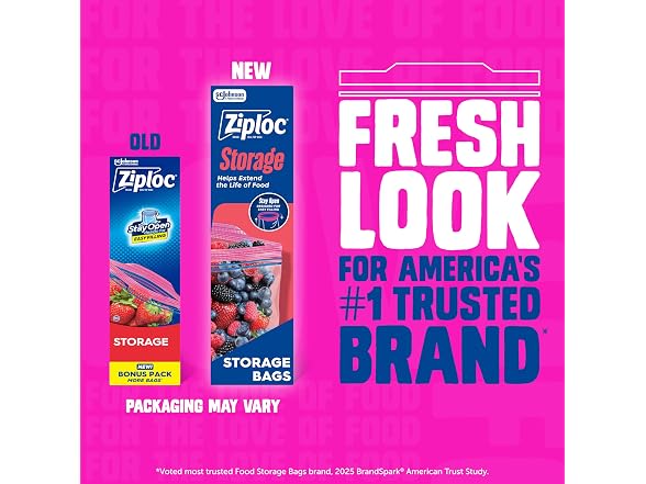 Ziploc Quart Food Storage Bags