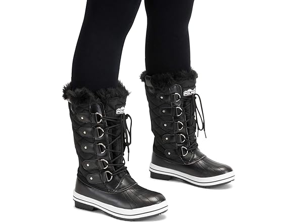 POLAR Womens Snow Boot Quilted Short