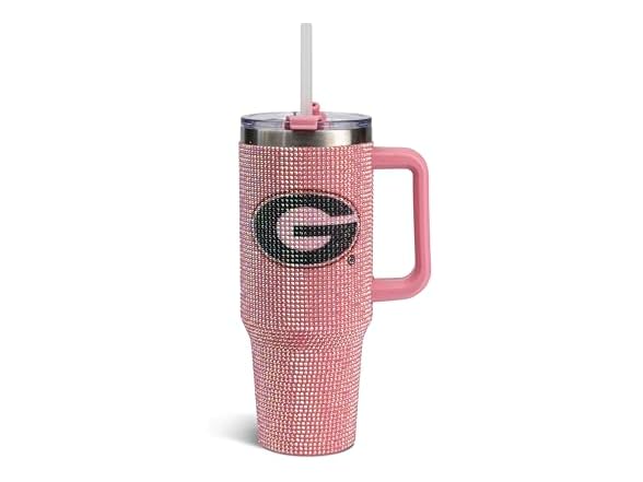 Memory Company NCAA Pink Bling Tumbler