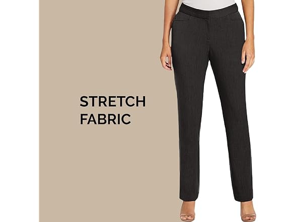 Rafaella Women Gabardine Slim Leg Dress Pant