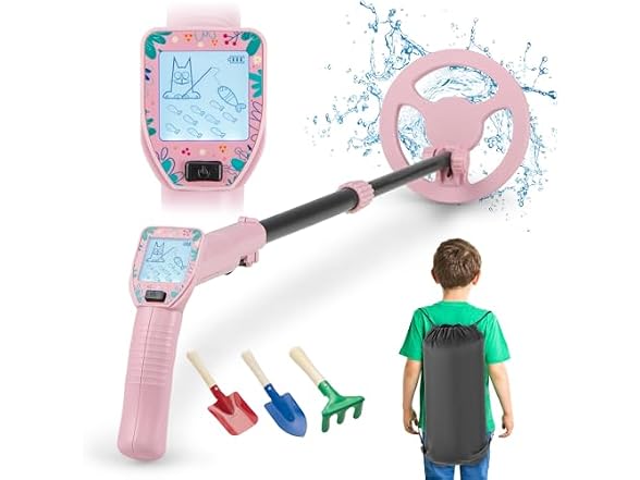 Costzon Kids Metal Detector Pink