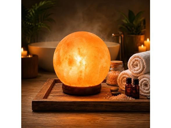 Himalayan Salt Lamp - Moon Globe