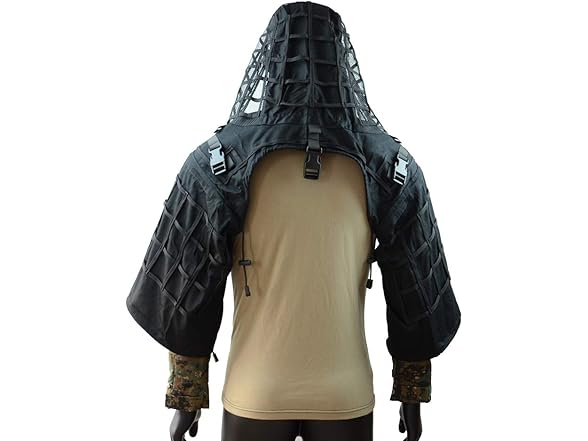 Sniper Tog Ghillie Jacket, Black