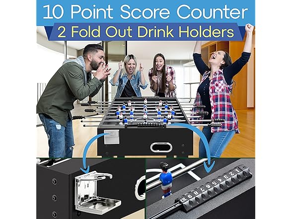 SereneLife 48in Competition Sized Foosball Table