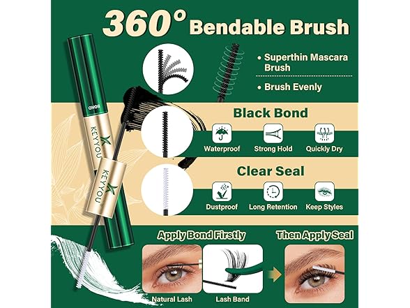 KEYYOU DIY Lash Extension Kit, 280 pcs