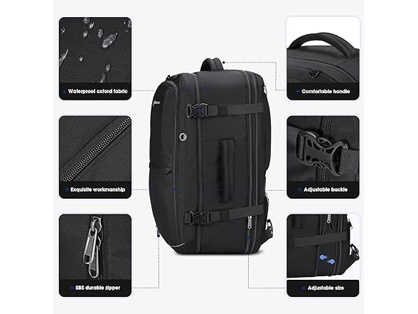 40-50L Carry on Backpack