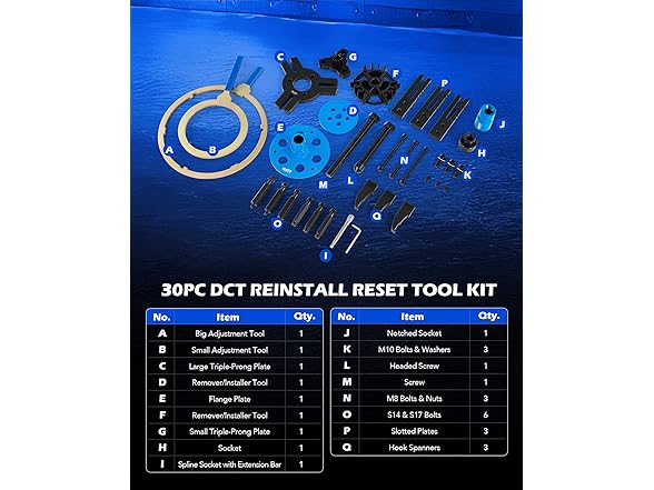 Orion Motor Tech Dual Clutch Transmission Remover Installer Tool Kit