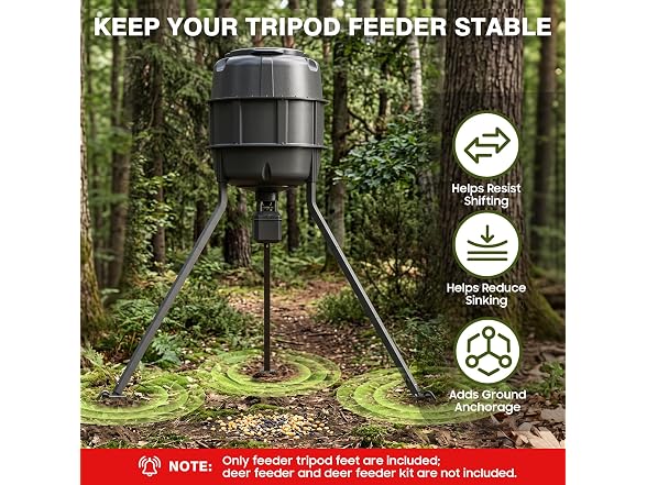 Relvek Feeder Tripod Feet 3-Pack