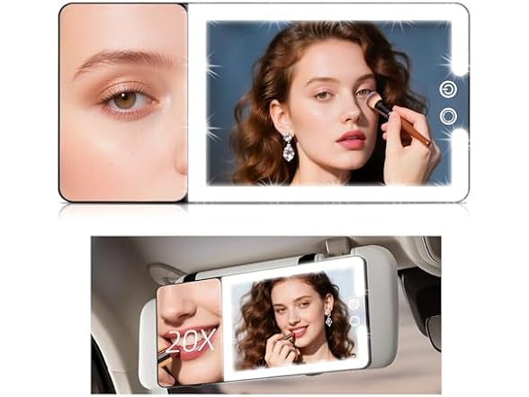 Car Sun Visor Vanity Mirror