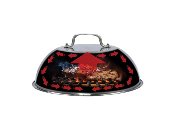 Jim Beam Stainless Steel Burger Dome