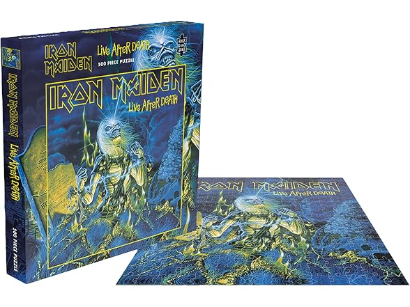 Iron Maiden Live After Death (500 Piece Jigsaw Puzzle)