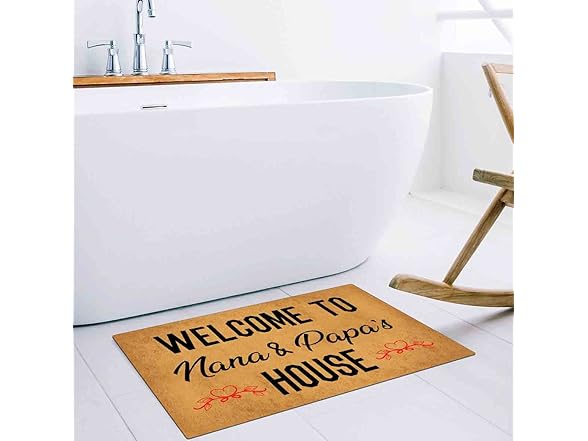 Welcome to Nana and Papa's House Mat