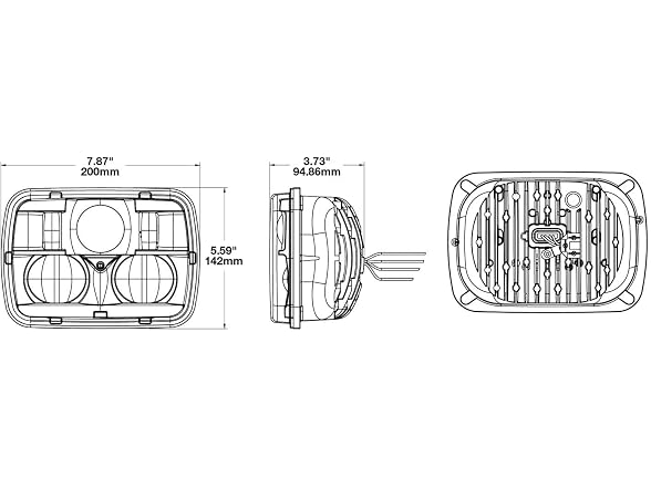 J.W. SPEAKER 12-24V DOT/ECE LED RHT High