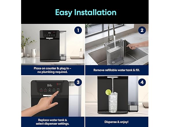 Brio Sparkling 600 Countertop Water Cooler