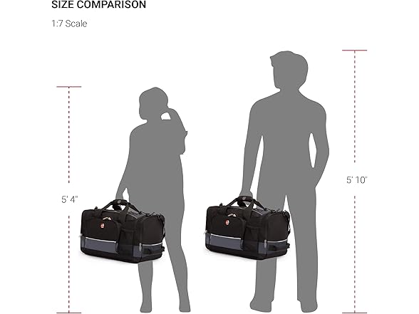 SwissGear 28" Duffle Grey/Black