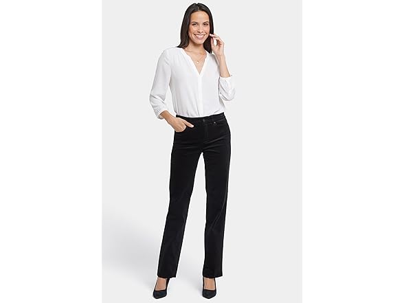 NYDJ Marilyn Velvet Jeans Black (18)