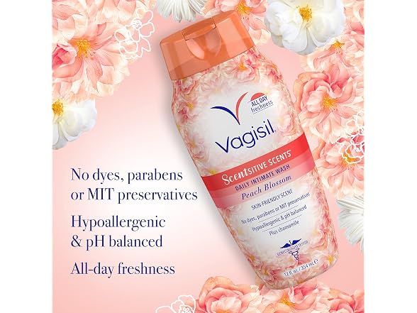 Vagisil Scentsitive Scents Feminine Wash Peach