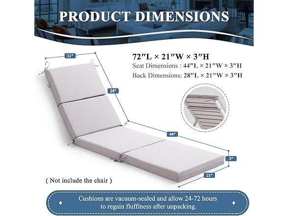 Qirroboni Outdoor Chair Cushion