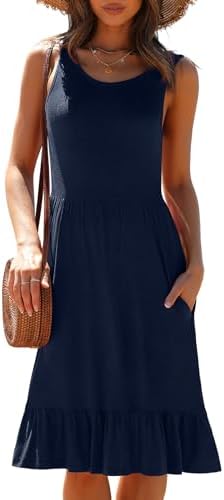 Women's Round Neck Summer Sundress