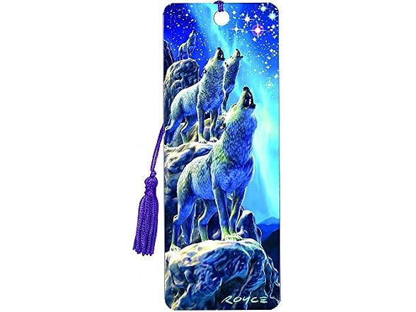 Artgame Northern Choir Howling Wolf Pack Bookmark