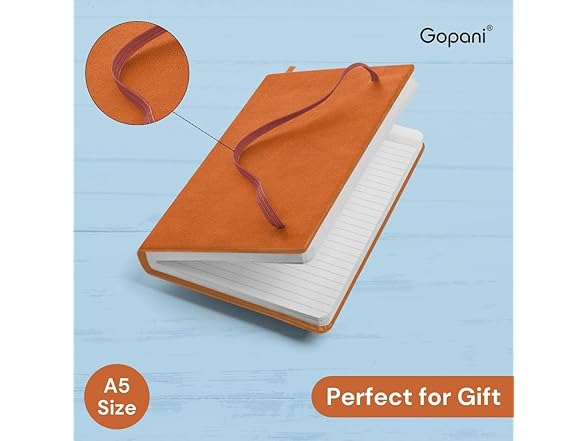gopani Lined Journal Notebook,(Blush)