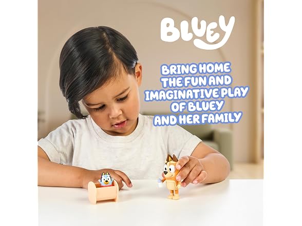 Bluey Baby Race Figure 2-Pack