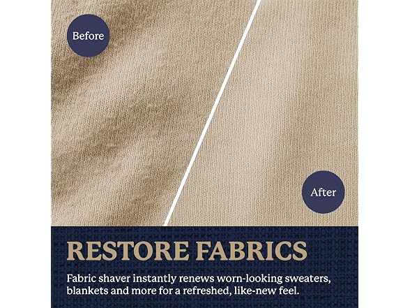 Farberware Fabric Shaver & Lint Roller Set, Small, Portable