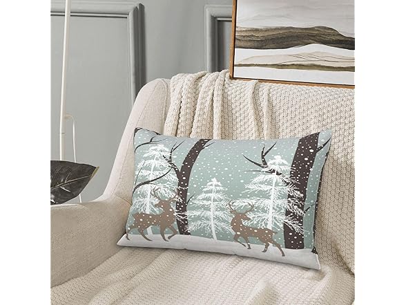 AGAYNA Winter Pillow Covers