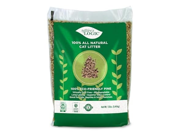 NATURE'S LOGIC 100% Natural Pine Pellet Litter