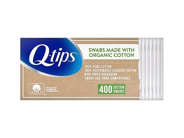 $5.99, Was $9.1928, 34% Off! Q-Tips Cotton Swabs Organic 400ct dealfomo