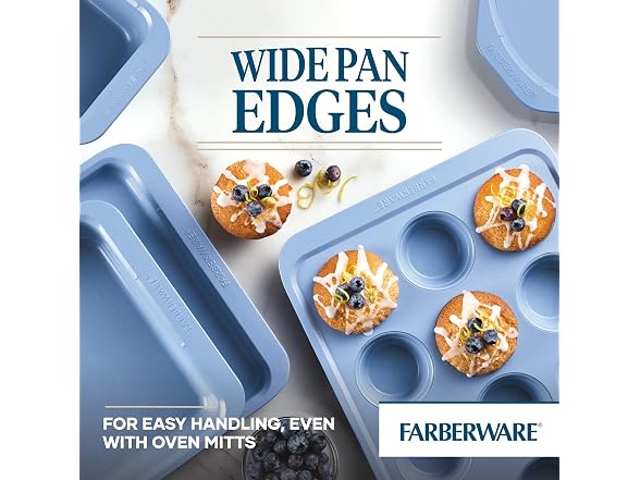 Farberware Bakeware Muffin/Cupcake Baking Pan, 12-cup