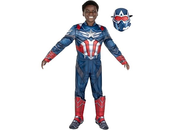 MARVEL Captain America Official Youth Halloween Costume