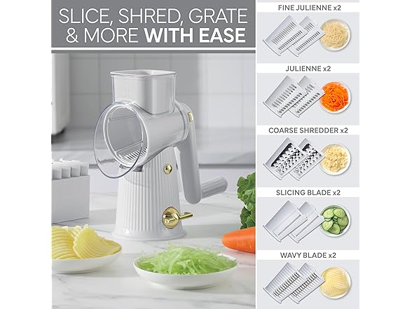 Rotary Cheese Grater with Handle