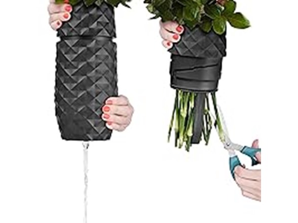 Amaranth 10" Floral Care Vase