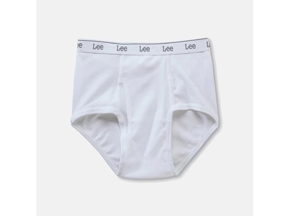 6-Pairs Lee Men's 100% Cotton Briefs