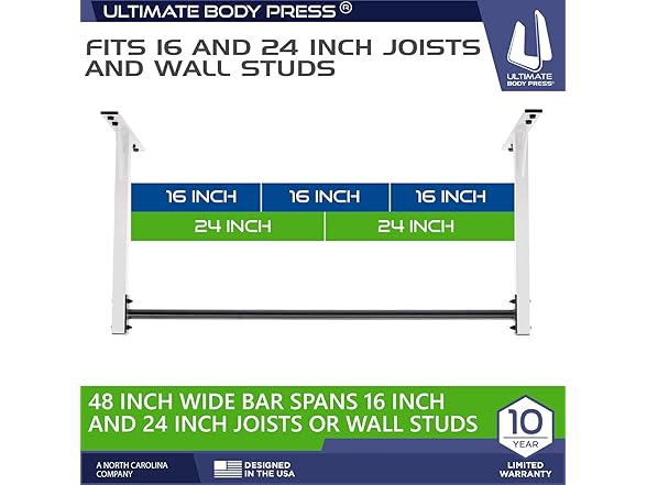 Wall or Ceiling Mount Pull Up Bar