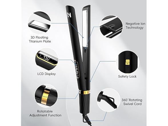 Nicebay 2-in-1 Hair Straightener