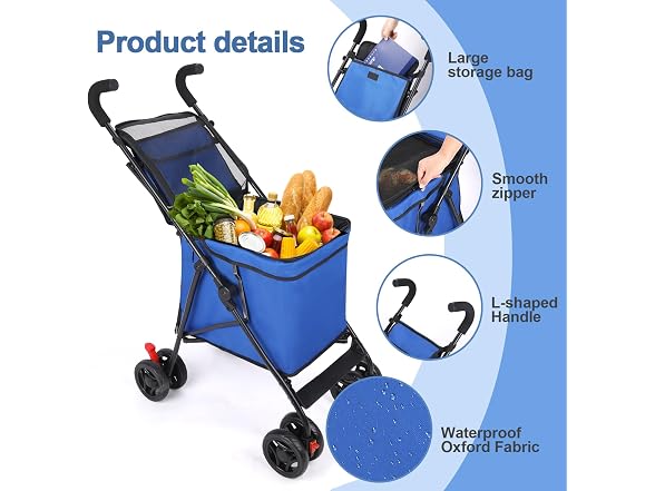 20% Larger Capacity, Wedyvko Dog Stroller