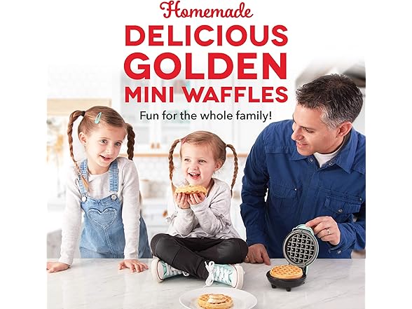 DASH Mini Maker for Individual Waffles, Rainbow