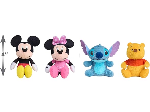 Disney Littlest Friends Plush 4-Pack