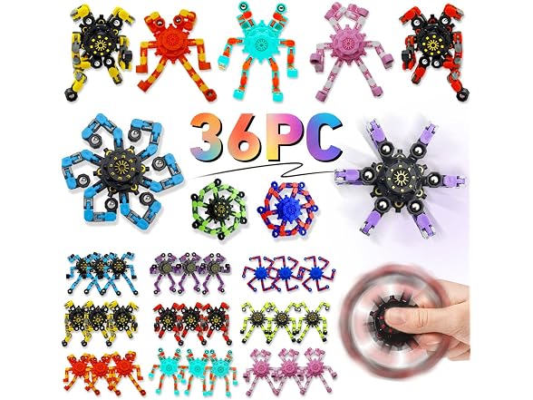 Irvotbes 36PCS Fidget Spinner Toys